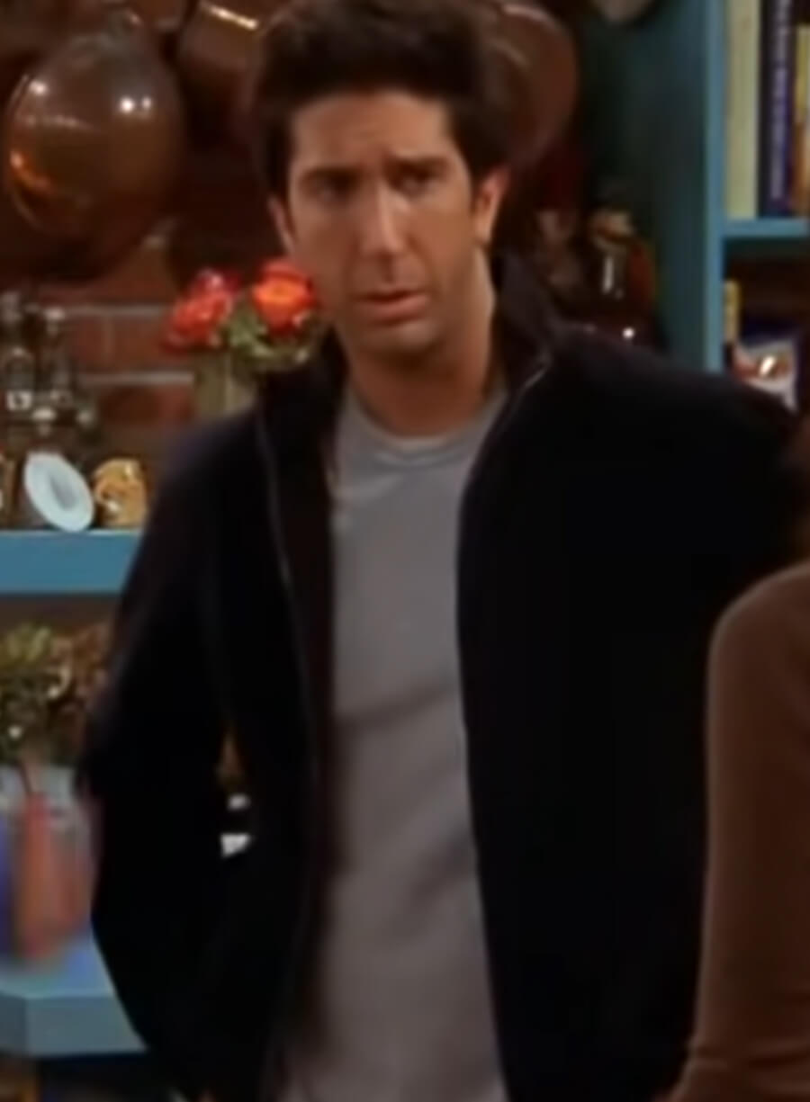Ross Geller Friends Blue Jacket