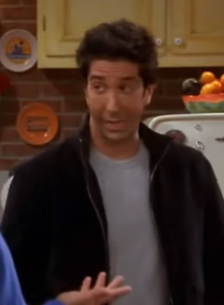 Ross Geller Friends Blue Jacket