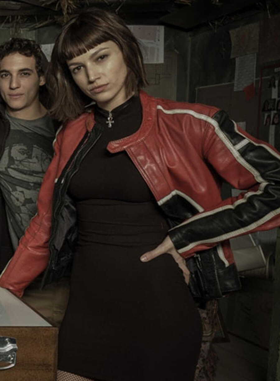 Úrsula Corberó Money Heist Tokyo Leather Jacket