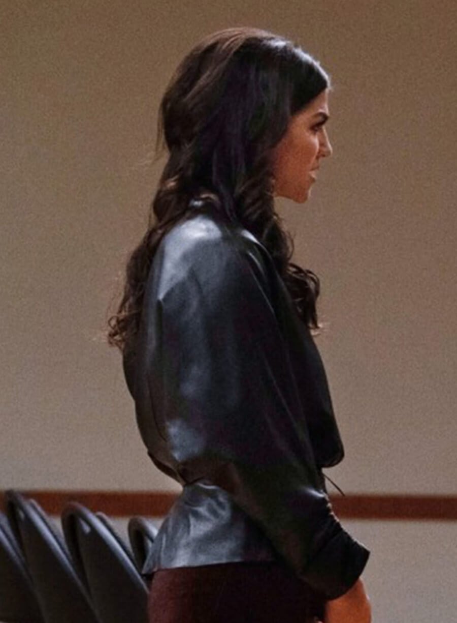 Ruby Supernatural Black Leather Blazer