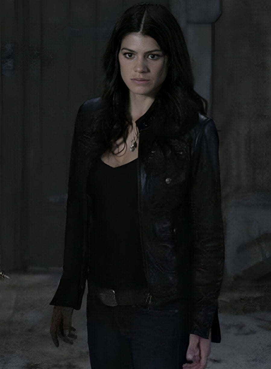 Ruby Supernatural Black Leather Jacket