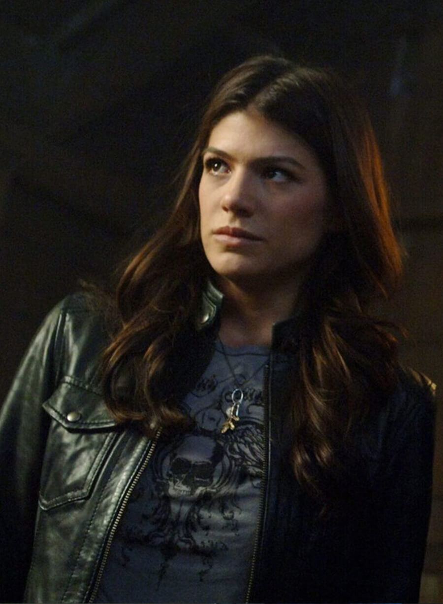 Ruby Supernatural Leather Jacket
