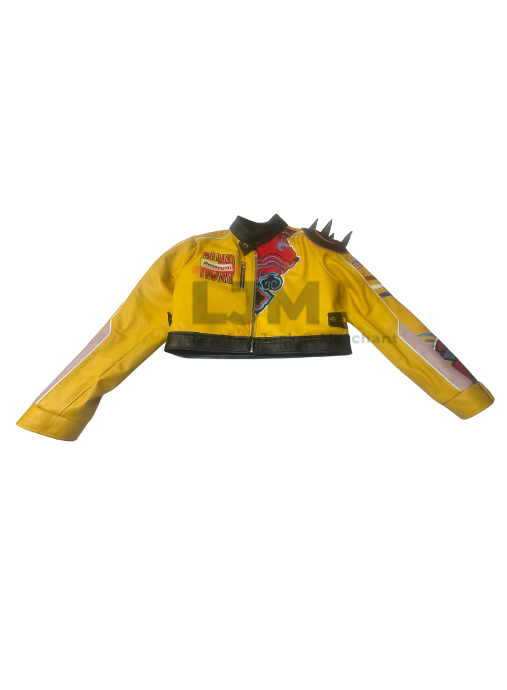 Rumi Arden Cho KPop Demon Hunters Leather Jacket