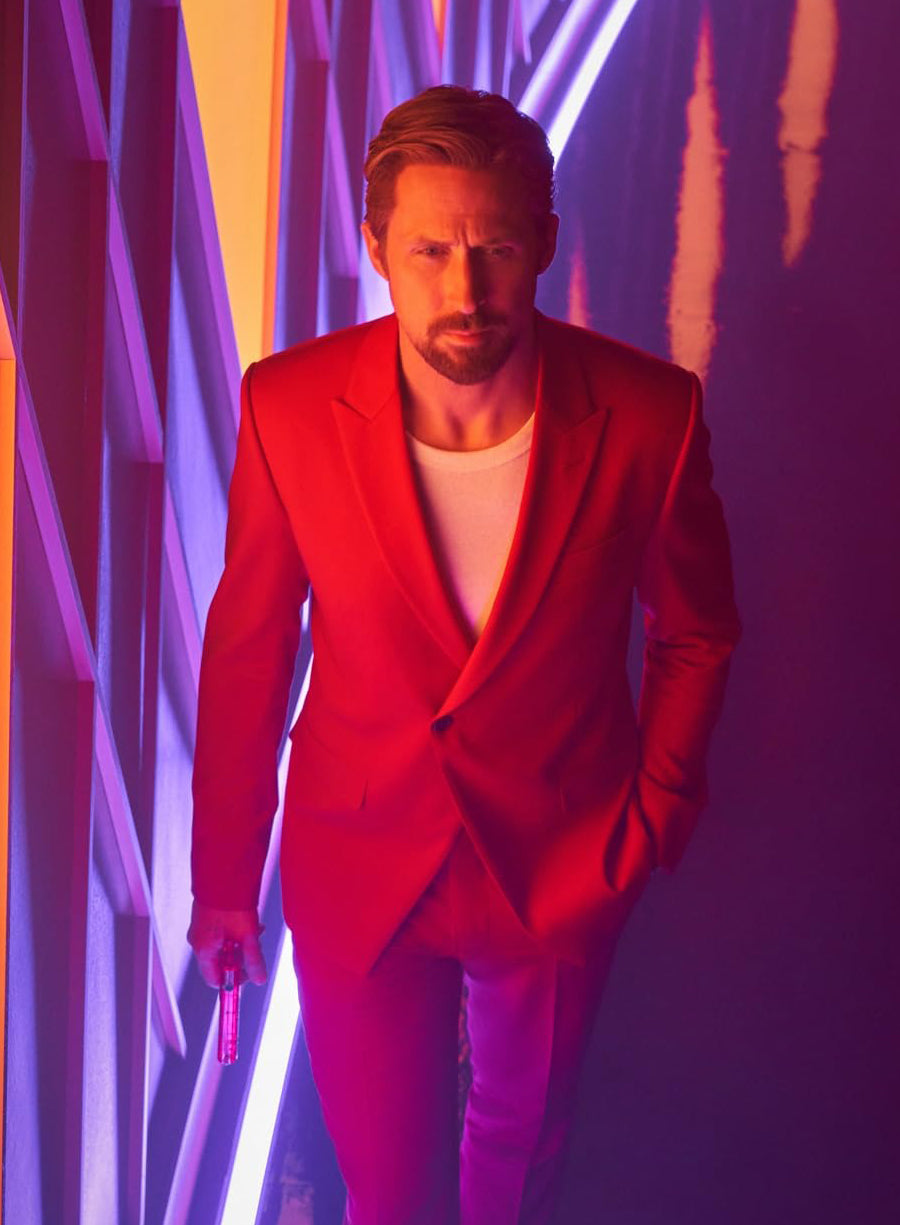 Ryan Gosling The Gray Man Red Blazer