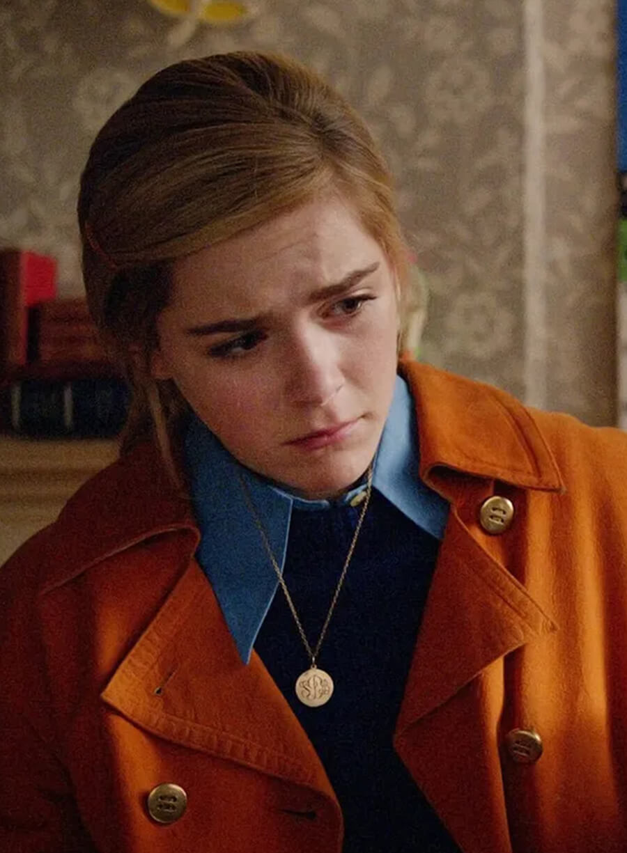 Sally Draper Mad Men Orange Trench Coat