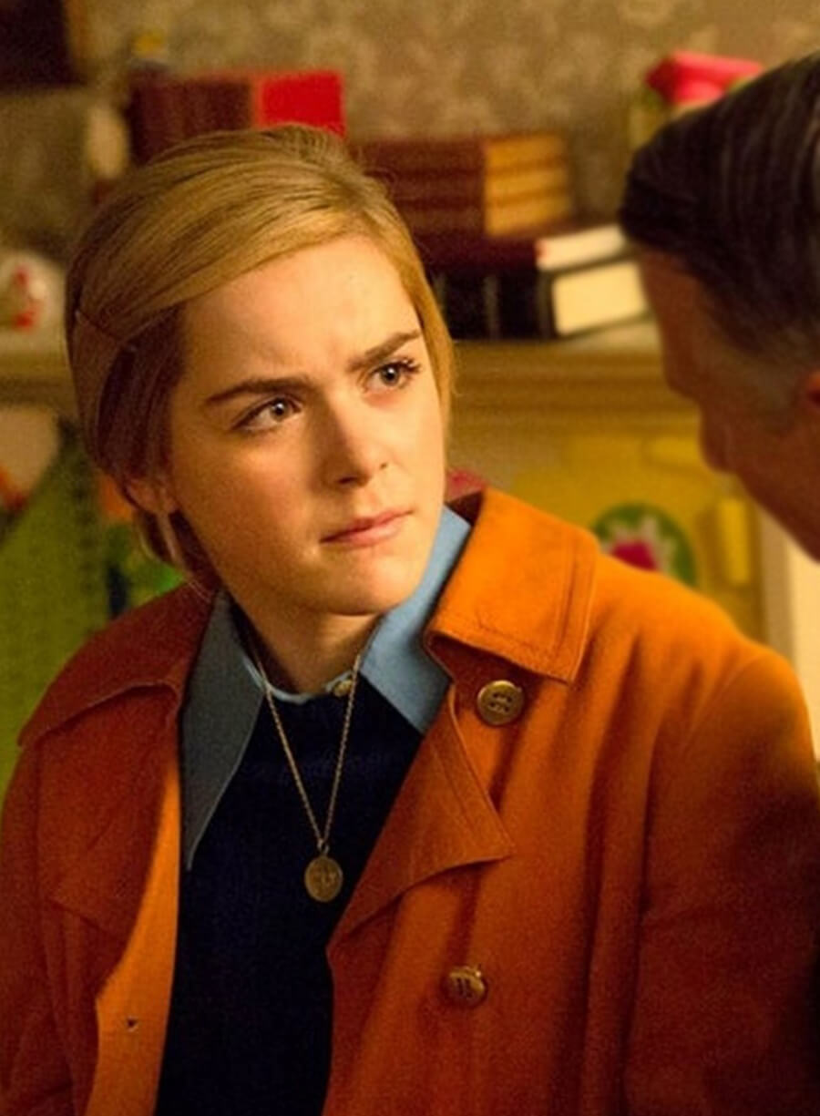 Sally Draper Mad Men Orange Trench Coat