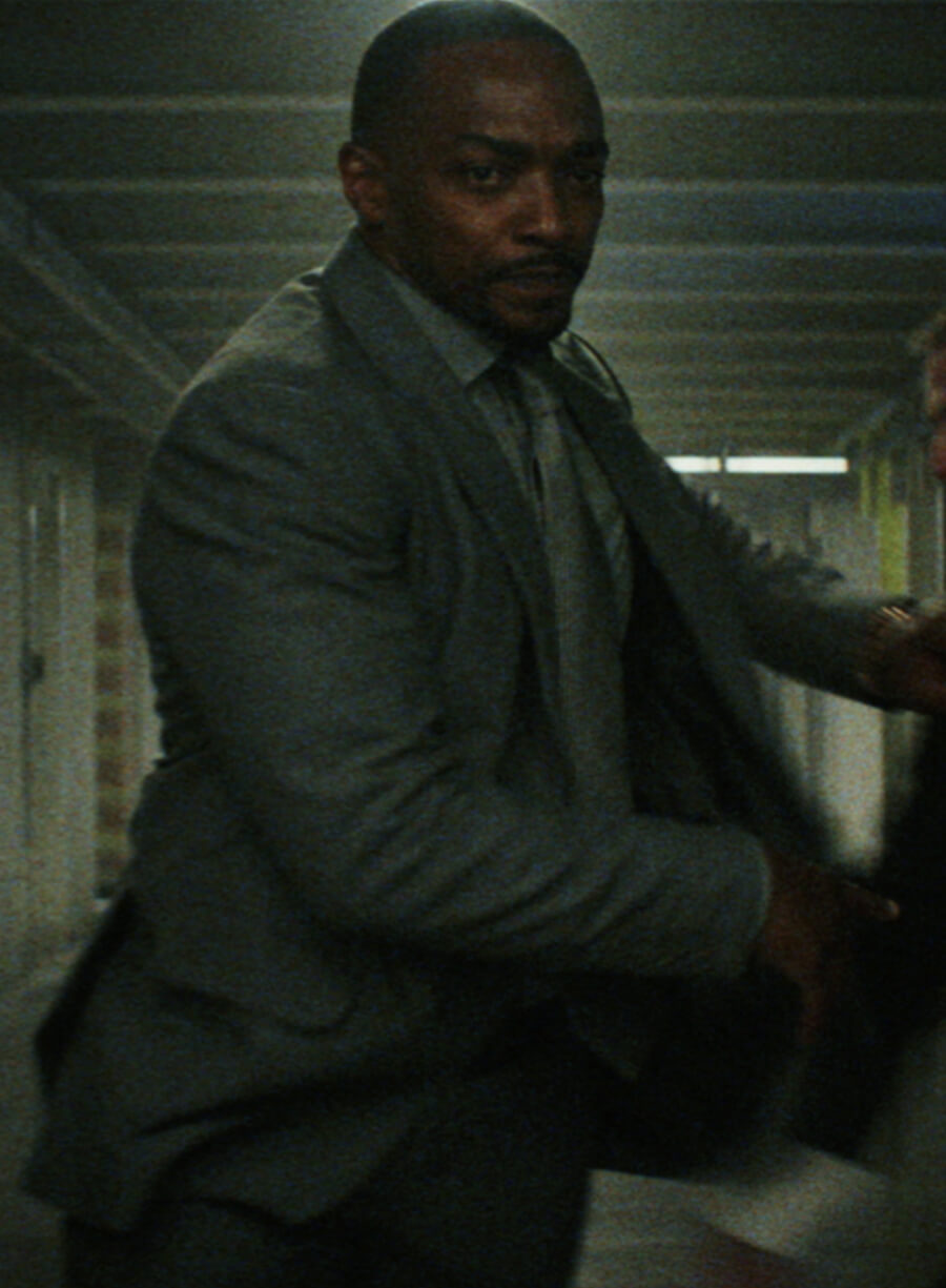 Sam Wilson Captain America: Brave New World Grey Blazer