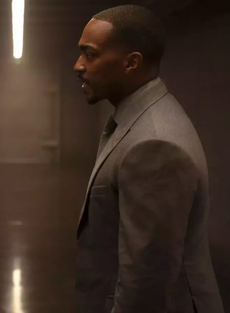 Sam Wilson Captain America: Brave New World Grey Blazer