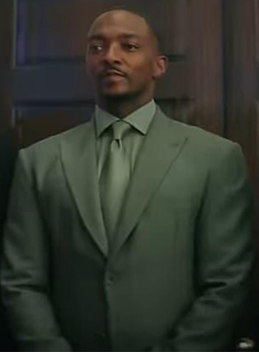 Sam Wilson Captain America: Brave New World Grey Blazer