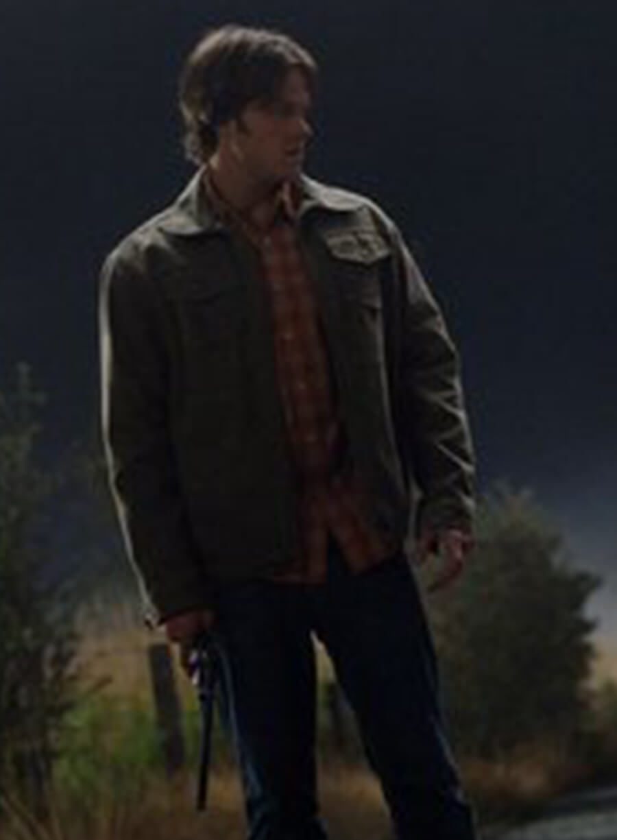 Sam Winchester Supernatural Green Jacket