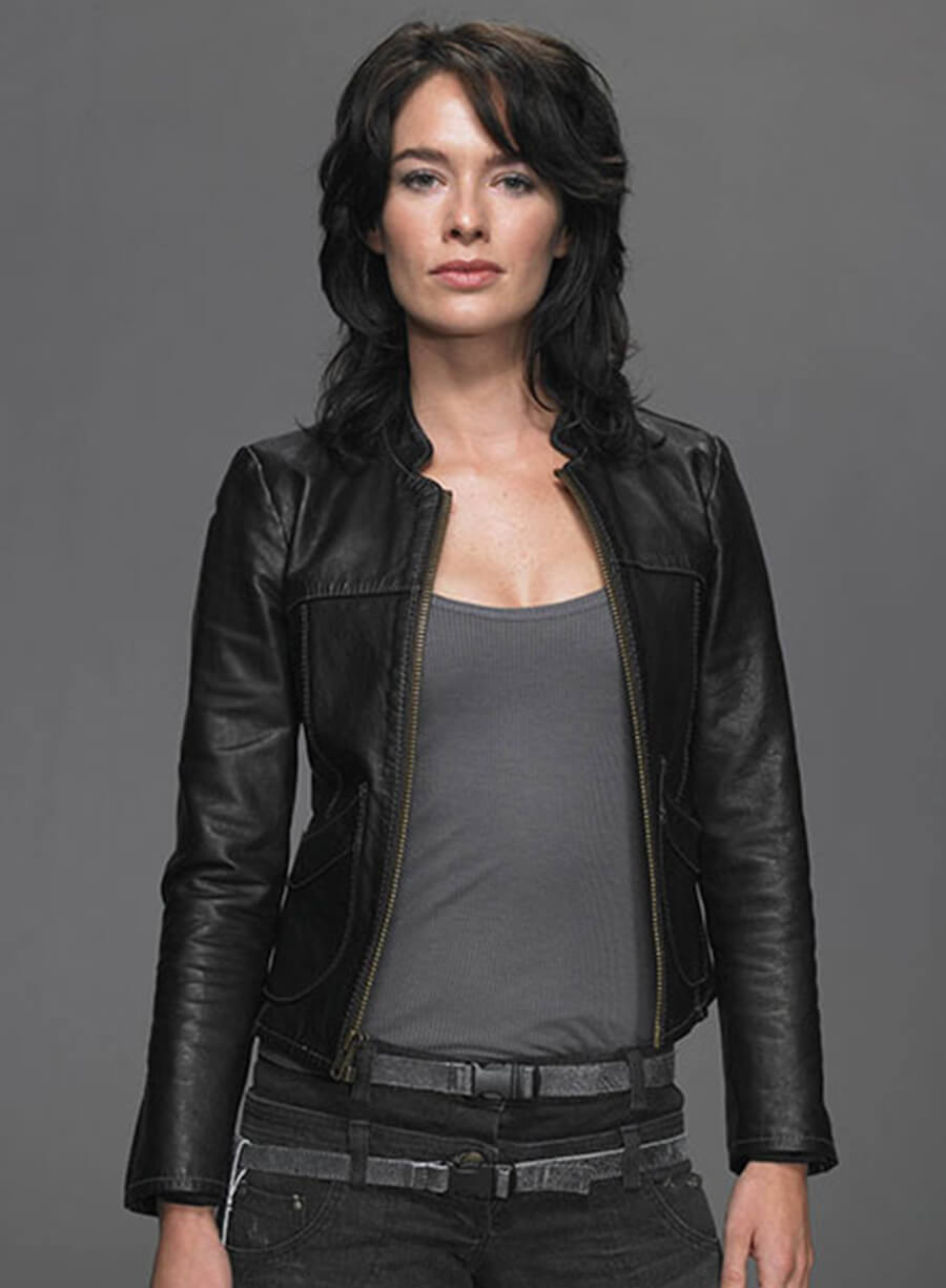 Sarah Conor Terminator Black Leather Jacket