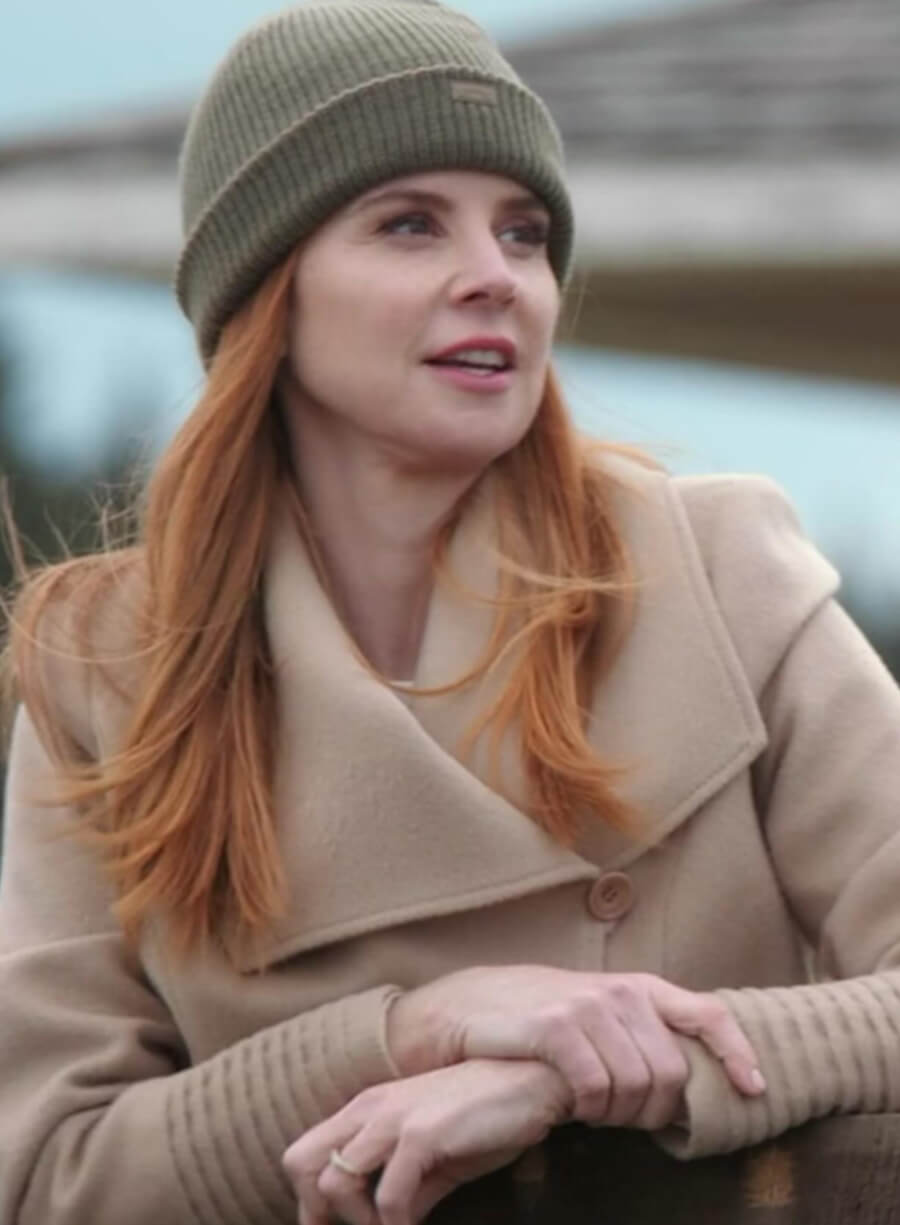 Sarah Rafferty My Life with the Walter Boys Beige Coat