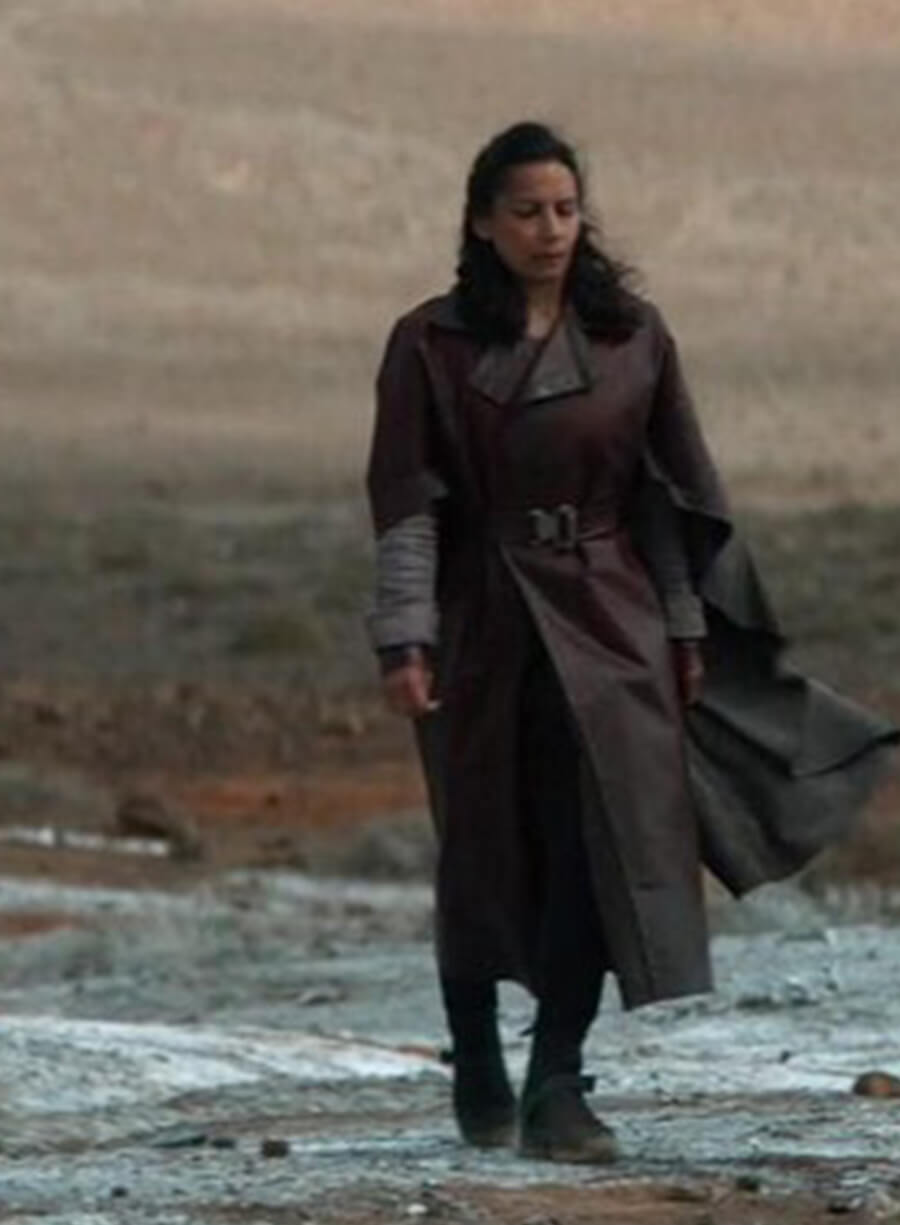 Sasha Behar Mari Hardin Foundation Brown Leather Coat