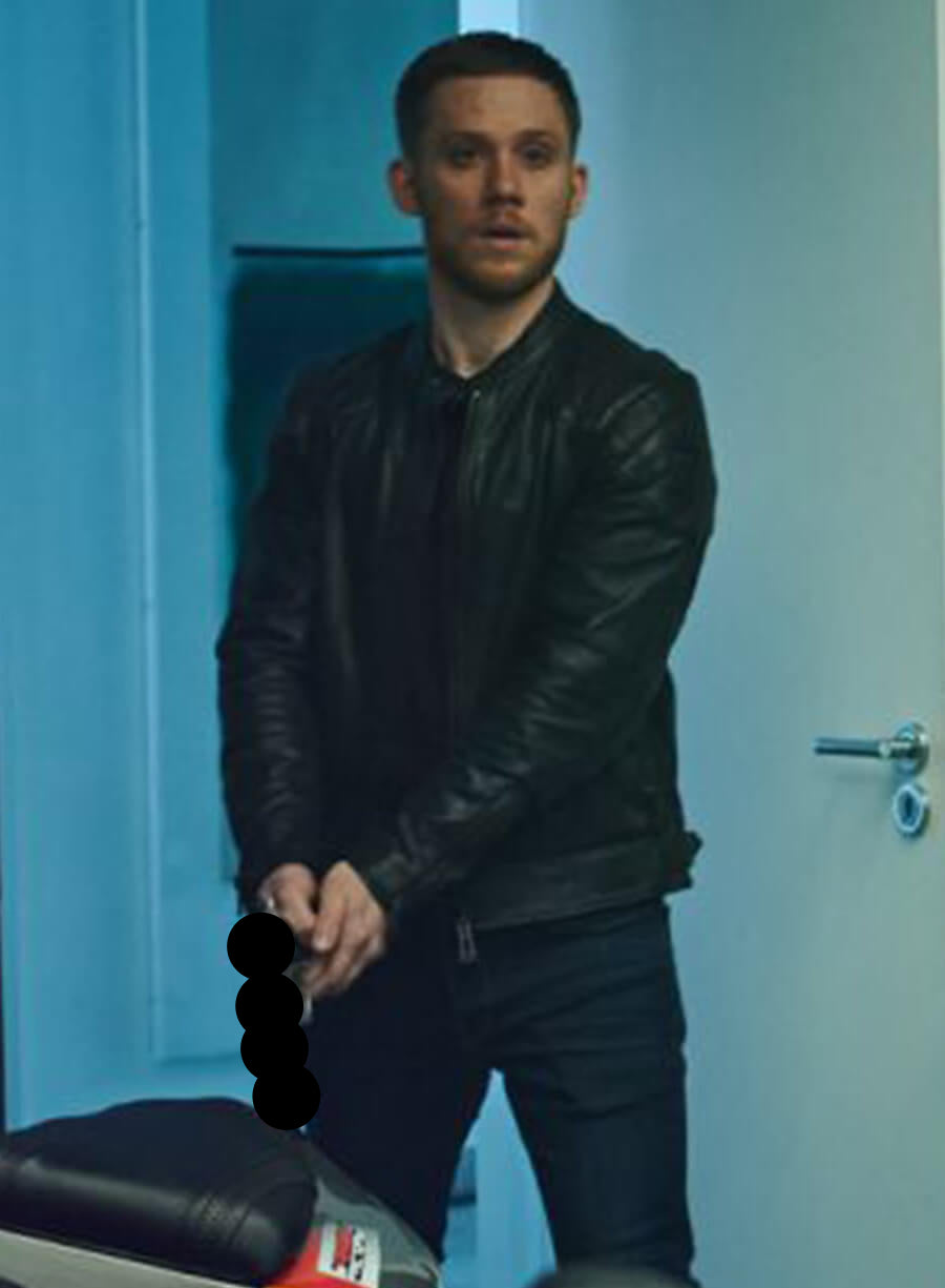 Sean Wallace Gangs of London Black Leather Jacket