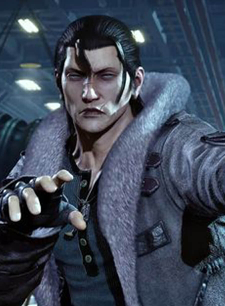 Sergei Dragunov Tekken 8 Grey Fur Coat