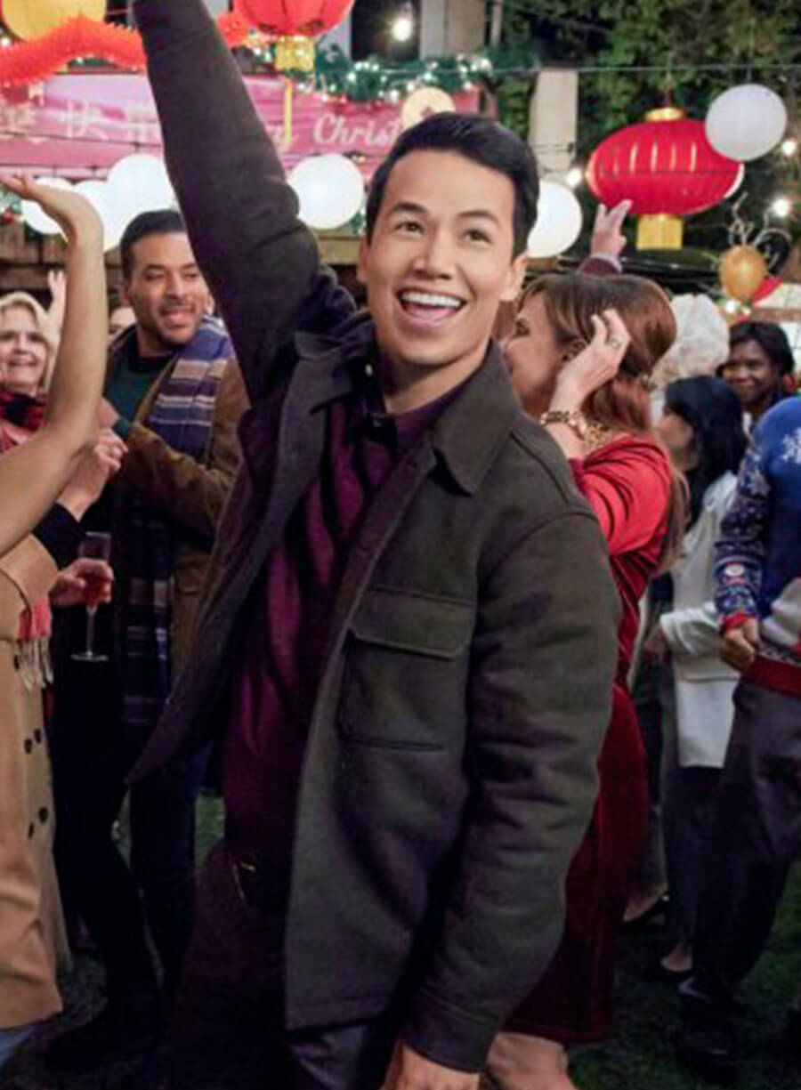 Shannon Kook A Big Fat Family Christmas Black Jacket