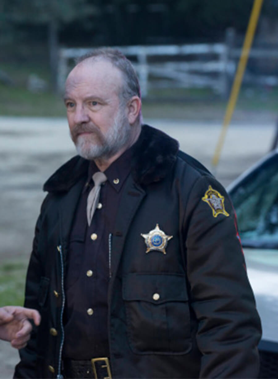 Sheriff Shelby Parlow Justified Black Leather Jacket
