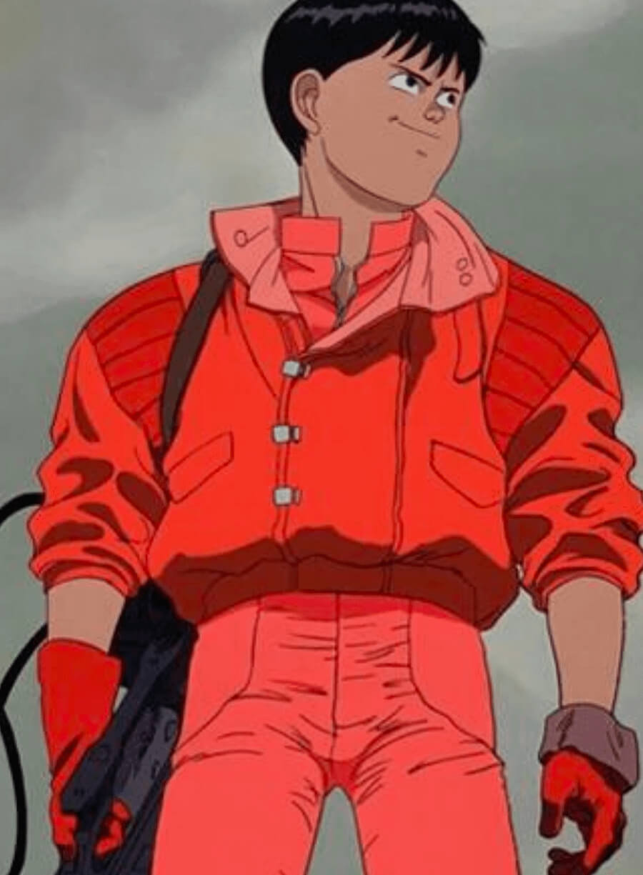 Shotaro Kaneda Akira Kaneda Vintage Red Leather Jacket