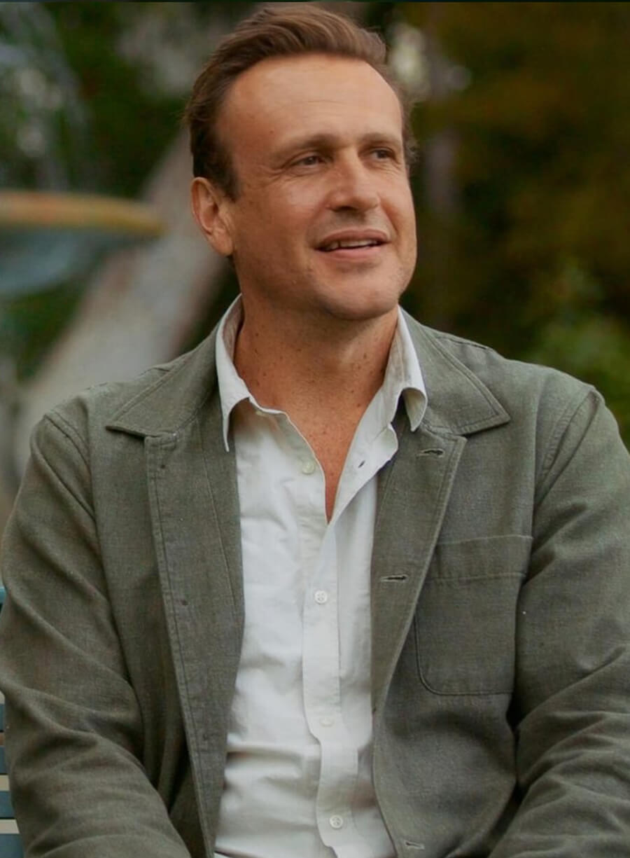 Shrinking S03 Jason Segel Green Cotton Jacket