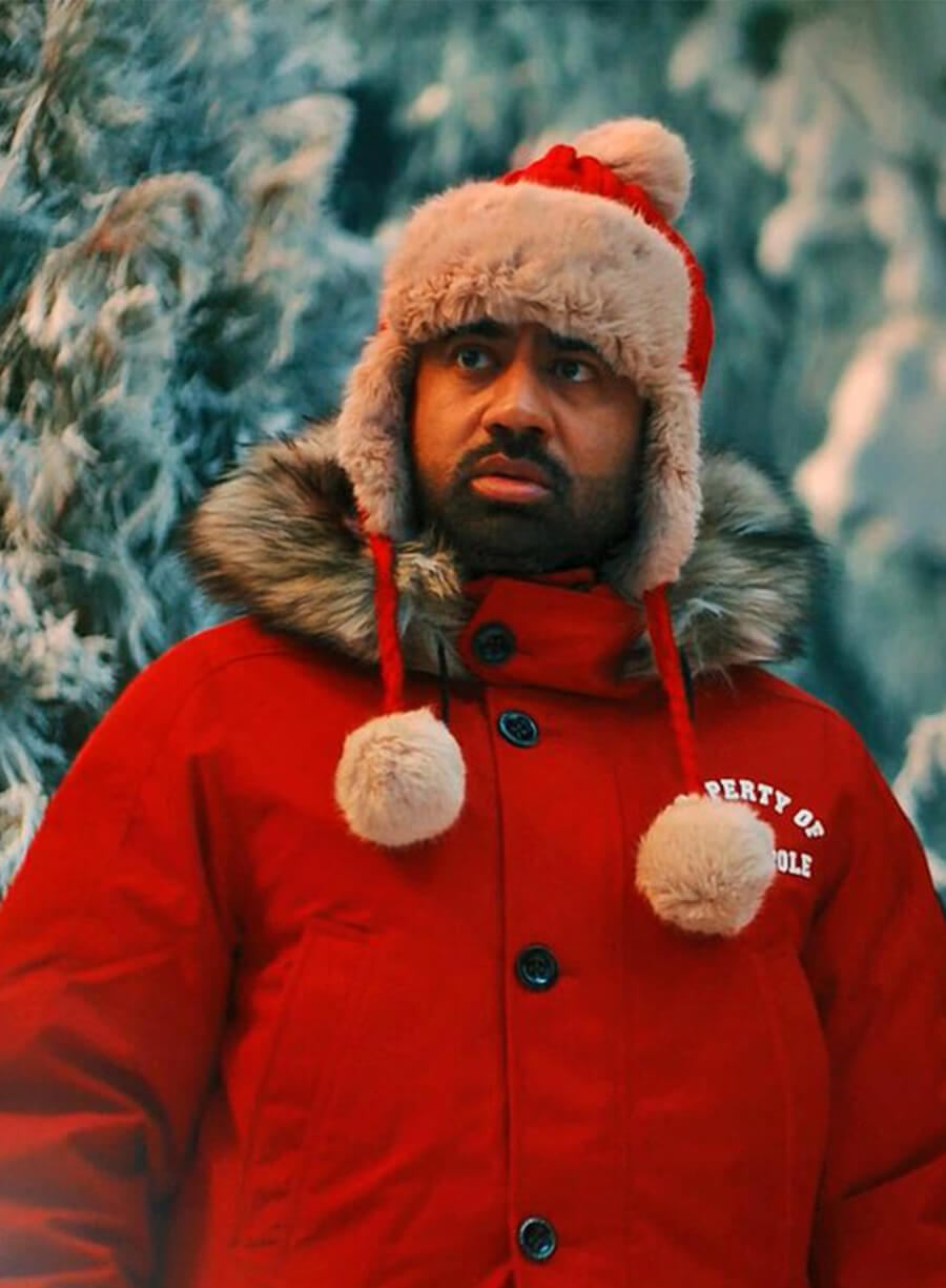 Simon Choksi The Santa Clauses Red Jacket