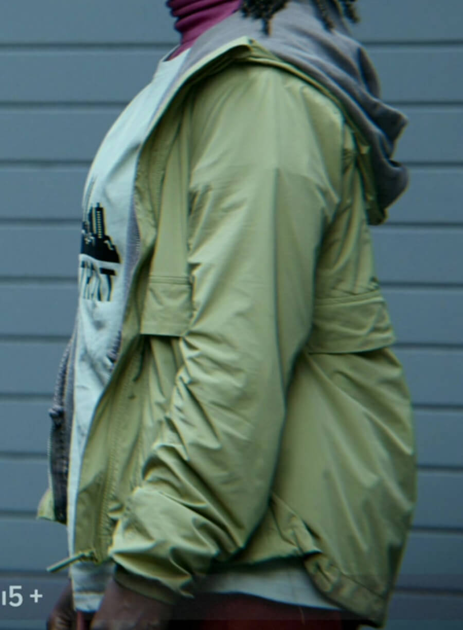 Sister Sage The Boys S04 Olive Hooded Windbreaker Jacket