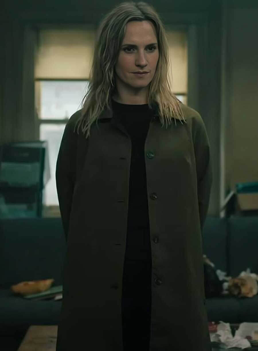 Slow Horses S04 Emma Flyte Green Coat