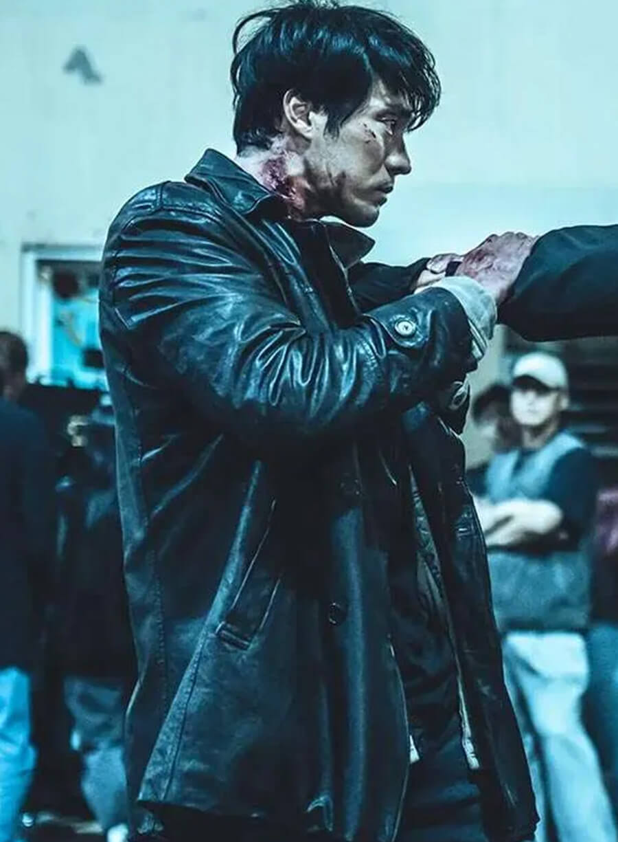 So Ji-seob Mercy for None 2025 Black Leather Coat