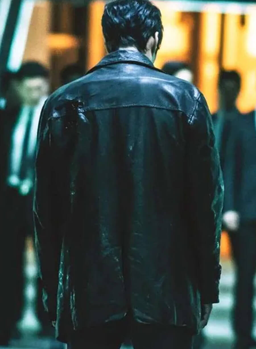 So Ji-seob Mercy for None 2025 Black Leather Coat