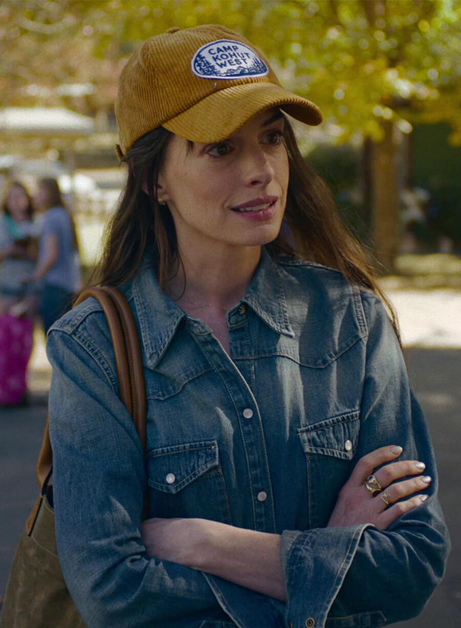 Solène The idea Of You 2024 Blue Denim Shirt