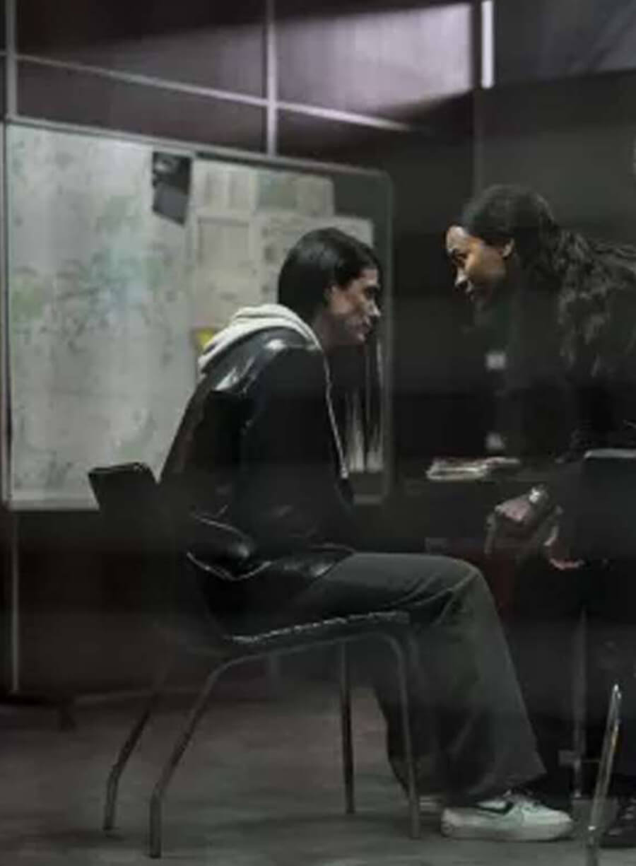 Special Ops Lioness Cruz Manuelos Black Leather Blazer