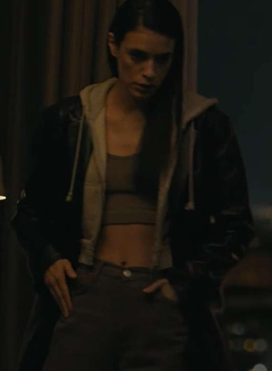 Special Ops Lioness Cruz Manuelos Black Leather Blazer