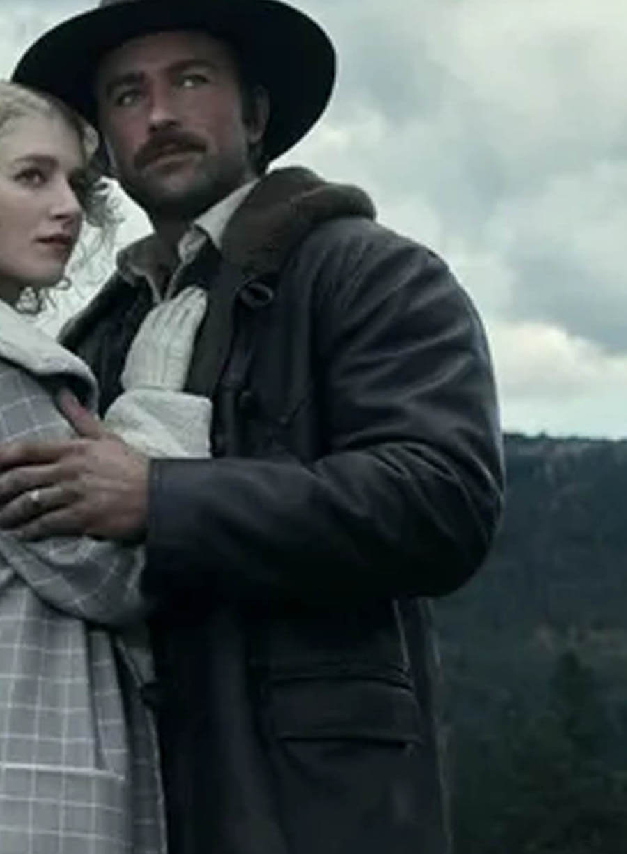 Spencer Dutton 1923 Season 2 Finale Leather Coat