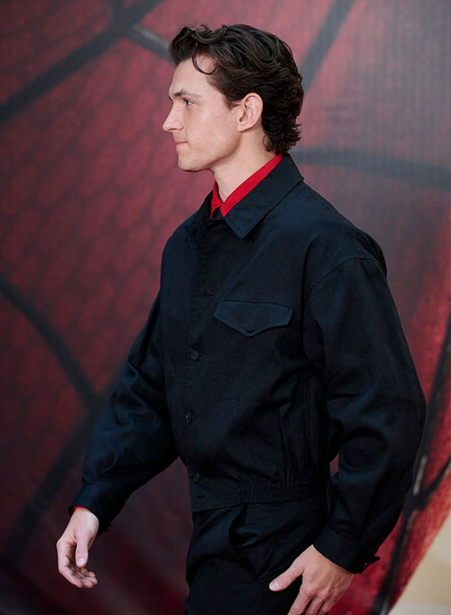 Spider Man Brand New Day 2026 Tom Holland Black Jacket