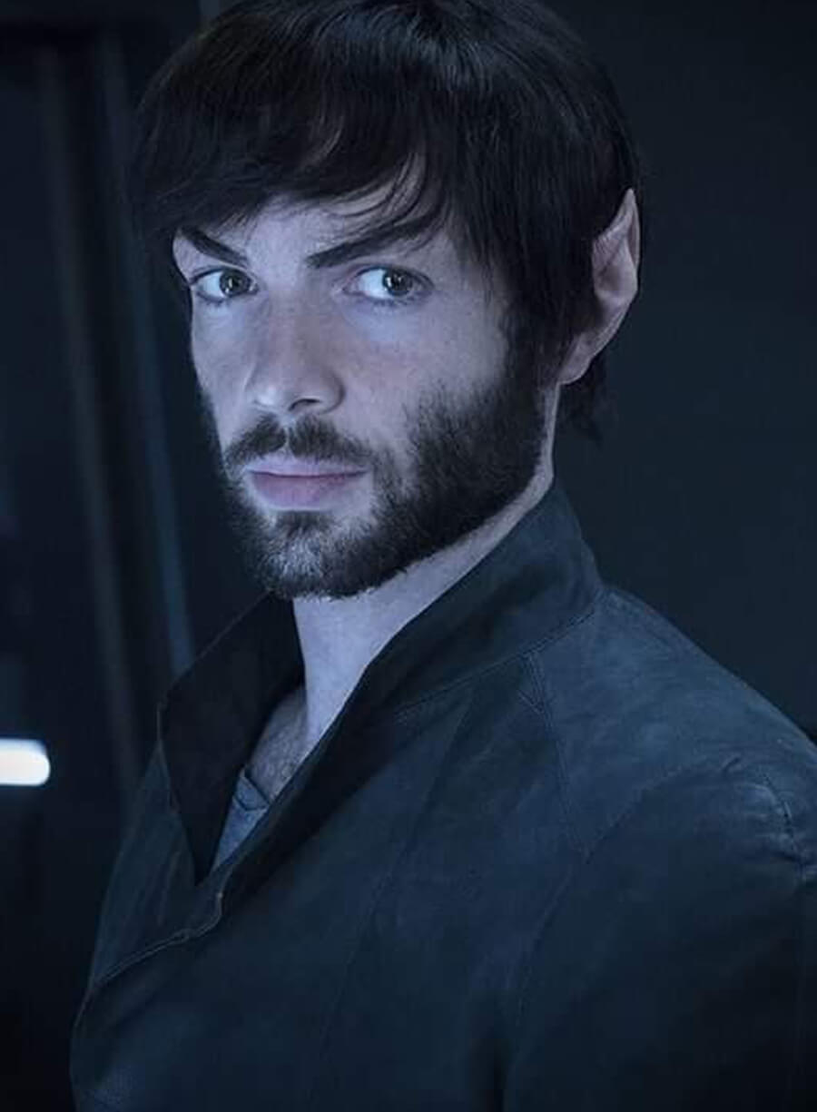 Star Trek Discovery Ethan Peck Leather Coat