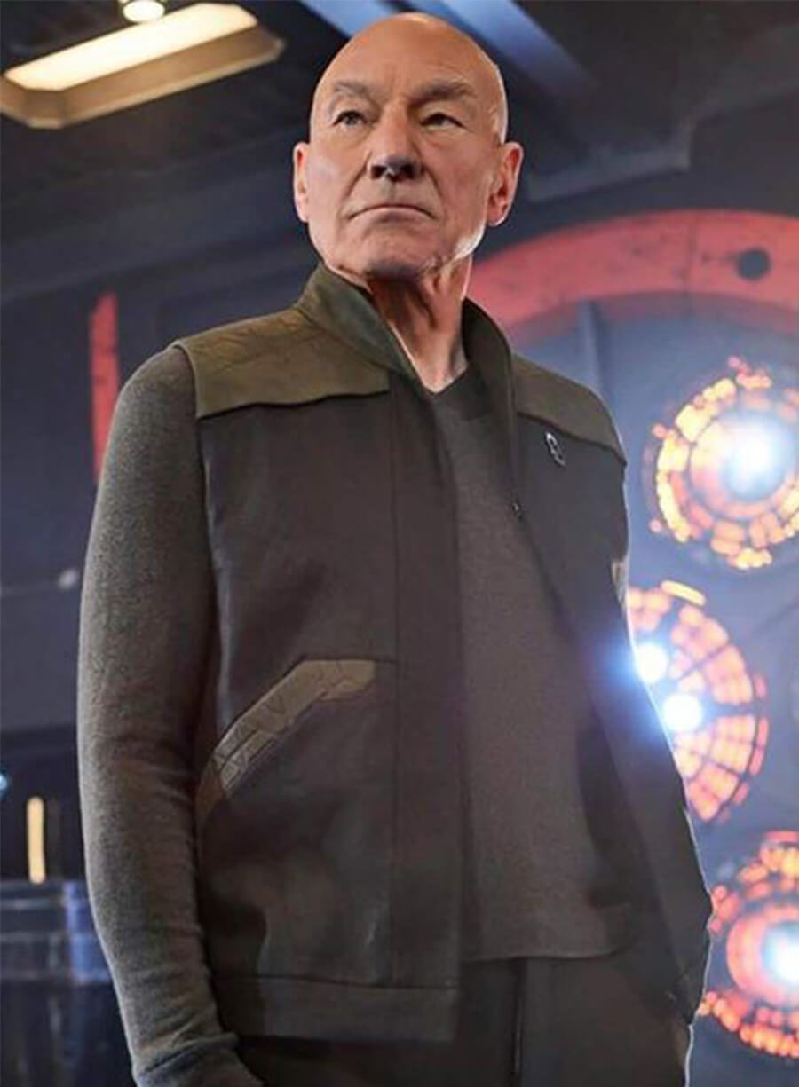 Star Trek Picard Jean-Luc Picard Leather Vest