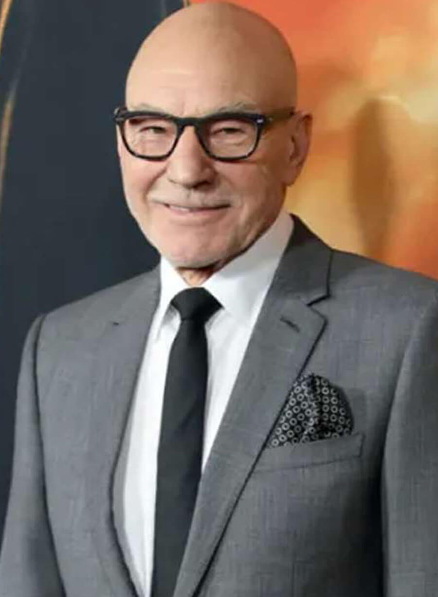Star Trek Picard Patrick Stewart Grey Blazer