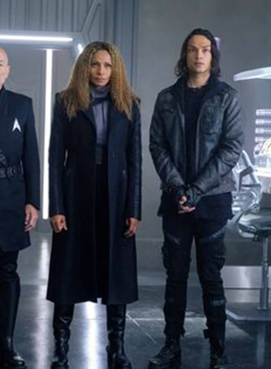 Star Trek Picard Raffi Musiker Black Coat