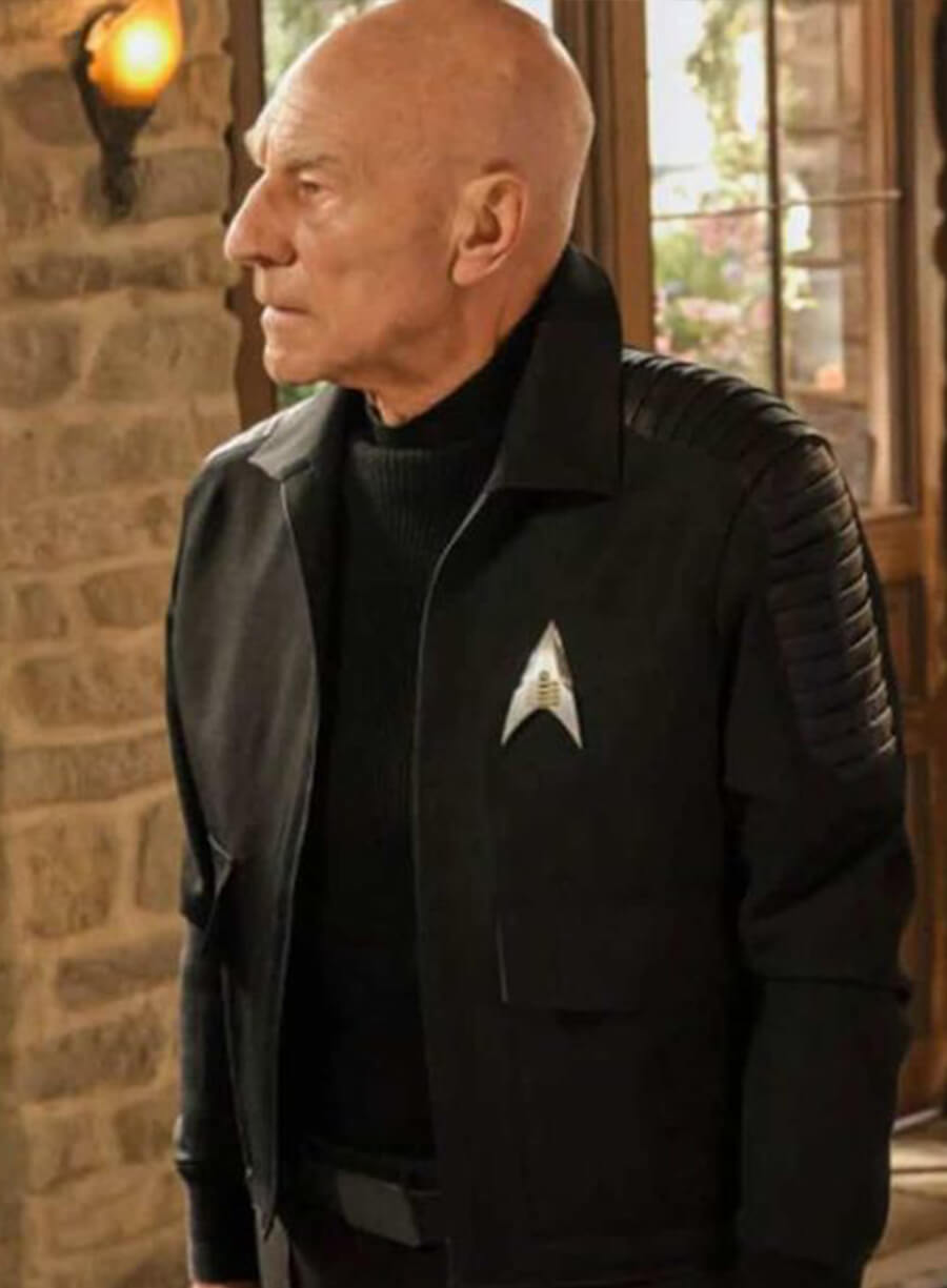 Star Trek Picard S3 Jean-Luc Black Jacket