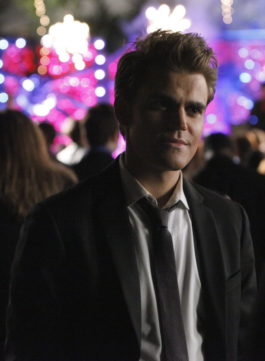 Stefan Salvatore The Vampire Diaries S03 Black Blazer