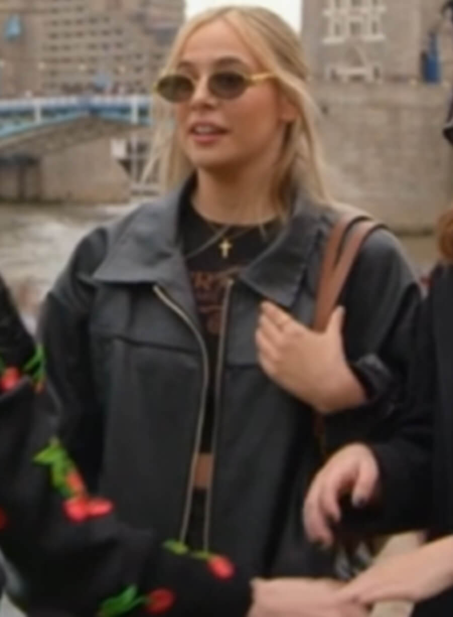 Stella Beador The Real Housewives of Orange County Leather Jacket