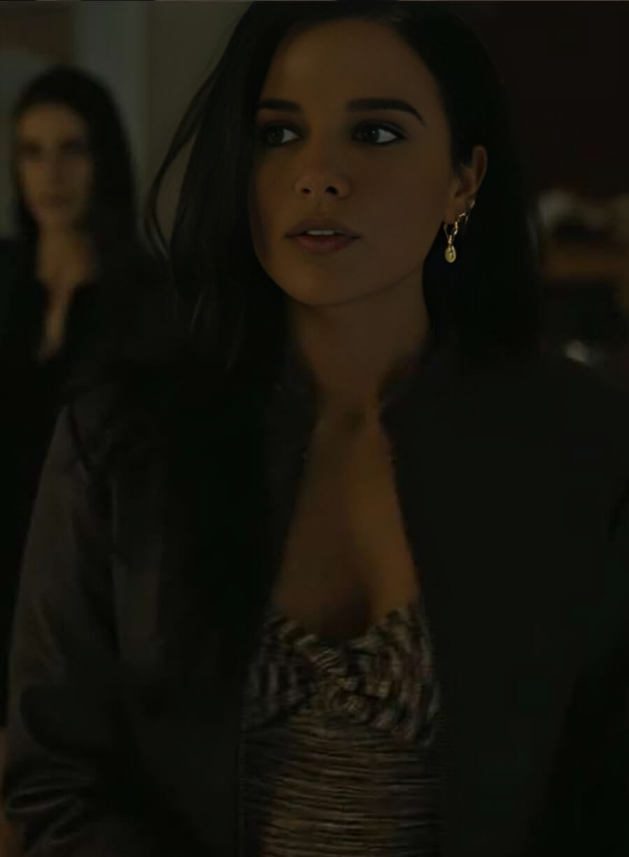 Stephanie Nur Special Ops Lioness Black Leather Jacket