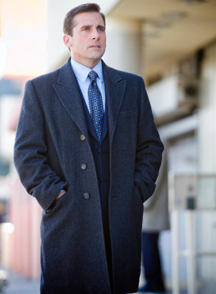 Steve Carell The office Black Coat