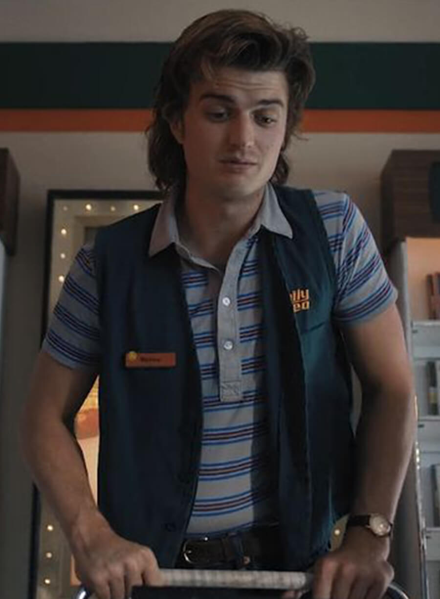 Steve Harrington Green Cotton Vest