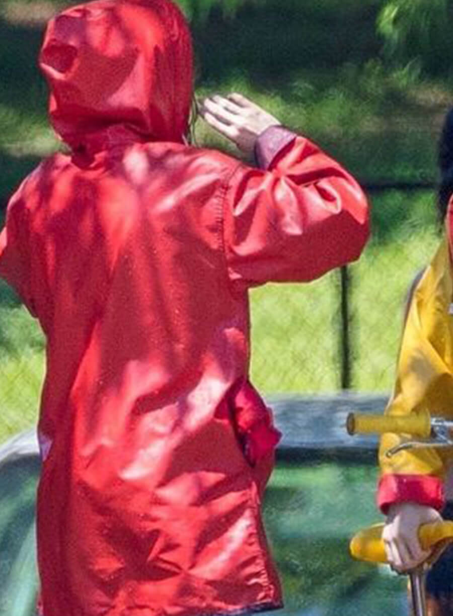 Stranger Things Eleven Red PU Leather Coat