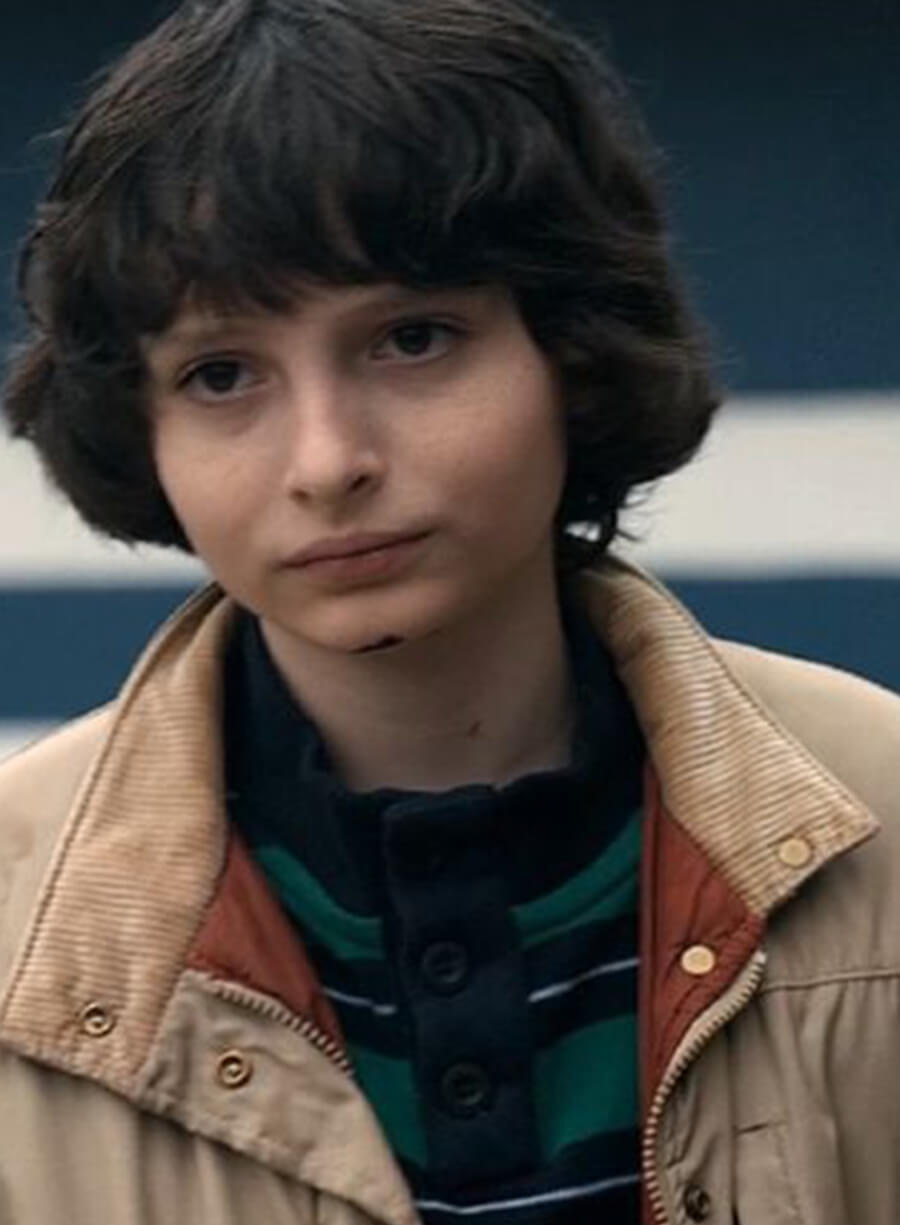 Mike Wheeler Cotton Off White Jacket