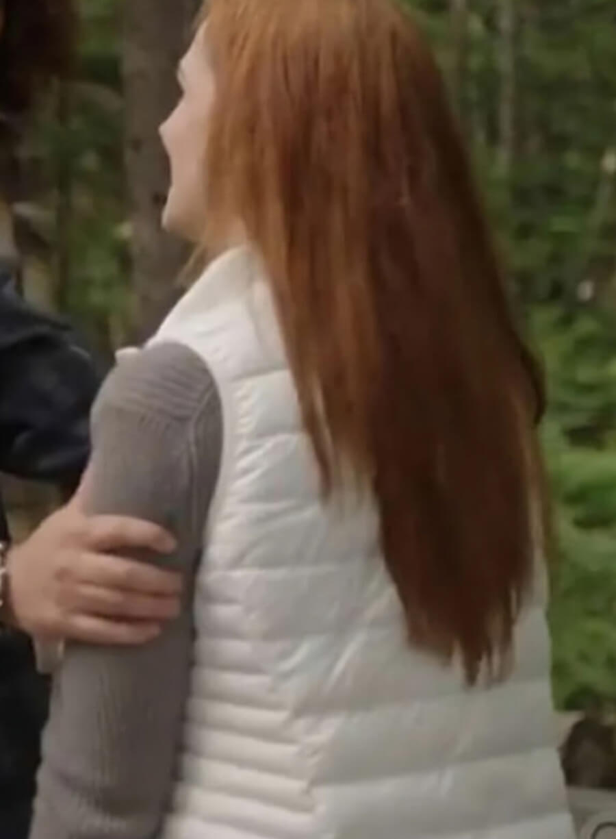 Sullivan’s Crossing Maggie Sullivan White Puffer Vest