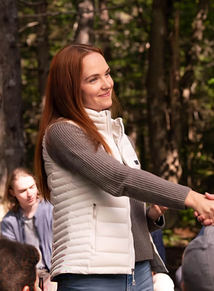 Sullivan’s Crossing Maggie Sullivan White Puffer Vest