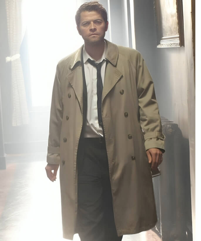 Supernatural Misha Collins Castiel Coat