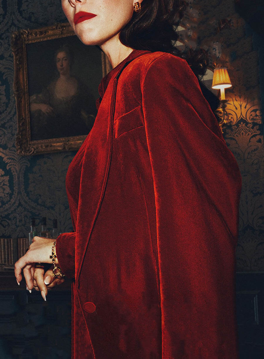 Susie glass Red Blazer