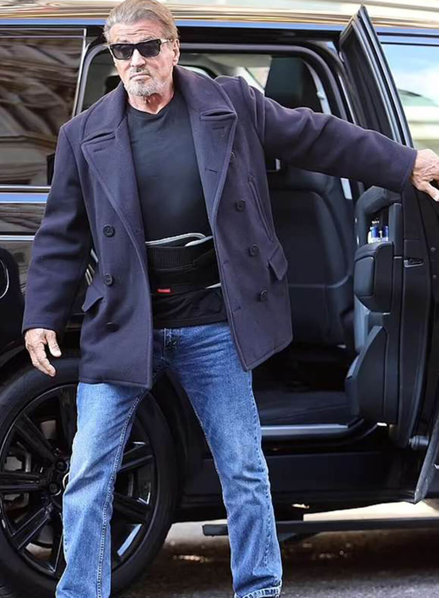 Sylvester Stallone Expend4bles Blue Coat